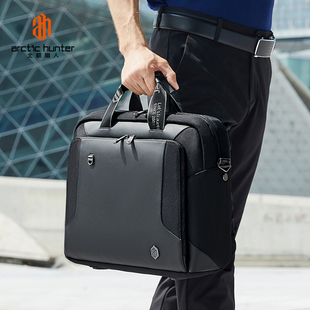 男士商务公文包大容量15.6寸电脑包，手提包单肩斜挎包公务包定制(包定制)
