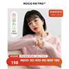 ROCO复古粉色小香风软糯毛衣外套女春秋季洋气小众设计感针织开衫
