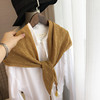 韩系复古流苏围巾披风两用空调房护肩护颈椎披肩民族风外搭女方巾