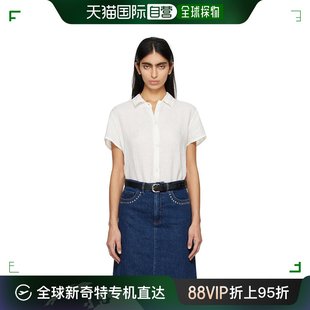 美国直邮a.p.c.女士，衬衫亚麻女装