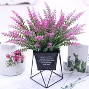 欧式铁艺假花仿真花，摆件客厅室内装饰塑料花艺向日葵，绢花餐桌摆花