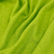 垂感柔软 荧光绿色弹力针织毛料羊毛呢时装布料连衣裙套装面料