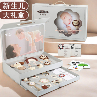新生儿见面礼盒送刚出生宝宝满月百天周岁婴幼儿用品大全0一3礼物