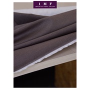 定制圈圈棉底面料棕色，仿皮涂层皮感服装布料幅宽106厘米