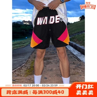 李宁篮球短裤男夏季韦德速干训练美式热火运动比赛裤aapt535