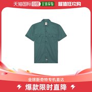 香港直邮潮奢 Dickies 男士经典斜纹布短袖工作衬衫