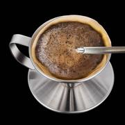 304不锈钢咖啡过滤器手冲咖啡，筛网双层过滤杯，家用多功能咖啡器具