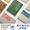 日本midori traveler's notebook tn旅行者护照型笔记本内芯配件TRC内芯时间管理文件夹空白方格横线本芯