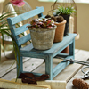 原介木质小凳子椅子，迷你板凳装饰摆件花园，杂货卡通拍摄道具