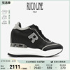Ruco Line如卡莱女鞋R-Evolve珍珠logo牛皮革内增高厚底休闲鞋