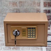隐形防盗家用小型迷你保险箱电子密码办公保险柜收银投币式保管柜