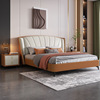 喜临门皮床现代简约双人床主卧婚床高端大气软床1.5米1.8米实木床