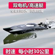 2.4g双头全比例竞技高速型遥控艇遥控船模型儿童玩具