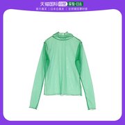 日本直邮miettemiette高领透明上衣，(绿色)服饰
