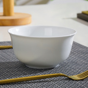 景德镇5英寸饭碗白瓷骨瓷，饭碗家用饭，碗面碗陶瓷单碗陶瓷饭碗