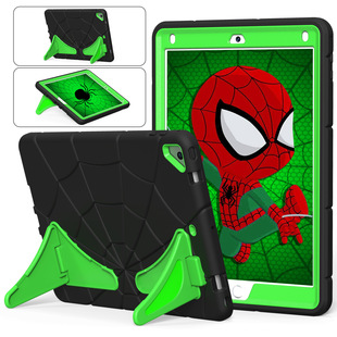 跨境适用苹果iPad9.7寸平板蜘蛛侠保护套pro9.7new支架防摔硅胶套