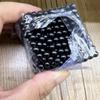 5毫米黑色强磁铁磁球 可做手链 diy材料配件饰品 磁性配件磁球链