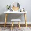 北欧梳妆台卧室小型经济型现代简约网红飘窗化妆台ins简易化妆桌