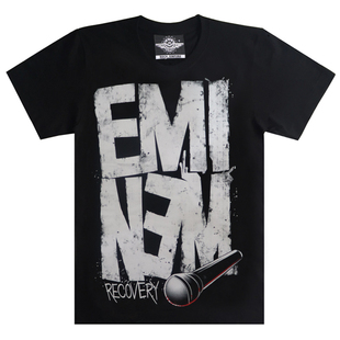 说唱歌手埃米纳姆Eminem夏季短袖纯棉T恤衫 宽松休闲男装嘻哈摇滚