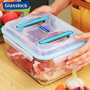 韩国glasslock大容量玻璃，保鲜盒泡菜罐坛腌菜，微波冰箱大号收纳盒