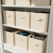 物一一家日式家用无纺布收纳箱布艺整理箱衣柜可折叠衣服储物箱