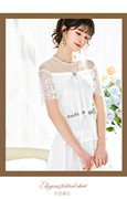 珍思薇尼夏季女装白色圆领女百褶大码雪纺连衣裙仙女超仙裙