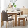 北欧风格家具饭桌全实木餐桌椅，组合正方形轻奢小户型，桌子现代简约
