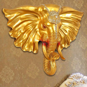 招财大象头壁挂欧式墙壁，挂件客厅玄关酒吧沙发，背景墙饭厅墙面装饰