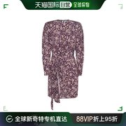 香港直邮Isabel Marant 伊莎贝尔 玛兰 女士 紫色橙色连衣裙 RO00