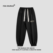 FOG MURUA潮牌重磅第七季主线1977美式高街情侣休闲运动卫裤