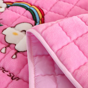 冬季法兰绒珊瑚绒床单毛毯加厚铺床毯子床上用学生，宿舍单人加绒毯