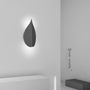 创意壁灯led现代简约叶子个性客厅背景墙灯装饰灯卧室床头灯