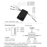 定制通用LED风扇p灯遥控接受器三档隐形吊扇灯调光调速开关信号控