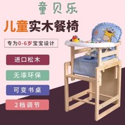 儿童餐椅实木多功能婴儿餐椅宝宝吃饭餐桌椅书桌凳子小椅子学习桌