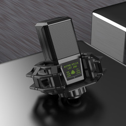 艾维乐电容麦克风专业话筒录音棚直播设备声卡套装手机电脑通用
