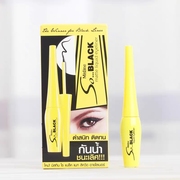 泰国mistine黄管眼线液笔防水汗不晕染浓黑染软毛软头超细眼线笔