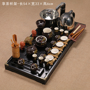 整套茶具冰裂釉紫砂陶瓷，功夫茶具套装，实木茶盘电磁炉四合一