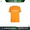 香港直邮Balmain巴尔曼女士T恤橙色短袖字母AF1EF005BB02-KBJ