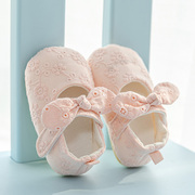 春秋婴儿鞋0-1岁女童软底女宝宝公主，鞋3-6-12个月，学步单鞋子(单鞋子)新