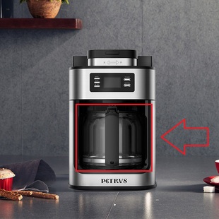 柏翠PE3200咖啡机全自动咖啡机玻璃杯配件