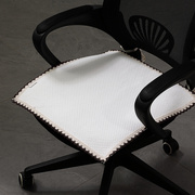 恋豆北欧椅垫四季通用棉线编织单人沙发坐垫子单个座垫办公椅垫