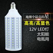 直流led灯泡dc12v玉米灯，夜市电瓶灯太阳能，路灯摆摊户外24伏低压灯