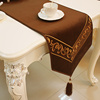 欧式餐桌垫椅垫布艺  四季通用西餐桌旗桌布餐桌椅背套装座垫