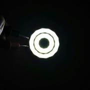 3-4V 50mm圆形COB灯板3.7V双环形LED光源5W冷暖白光DIY工作灯照明