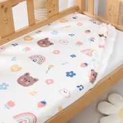 婴儿床床笠牛奶绒加厚秋冬宝宝，珊瑚绒床垫，套可定制儿童拼接床笠罩