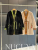 复古中国风黄金水貂绒外套，女冬装皮毛一体，时髦洋气加厚皮草大衣