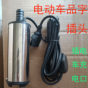 抽油泵柴油48v60伏12v24v220电动车用小型抽油神器加油泵