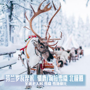 芬兰旅行 罗瓦涅米旅游 雪地摩托 驯鹿 狗拉雪橇 圣诞老人村 北欧