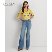 Lauren/拉夫劳伦女装 24年夏高腰喇叭牛仔裤RL62022