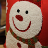 新年沙发抱枕床头靠垫可爱卡通办公室靠枕圣诞节礼物抱枕
